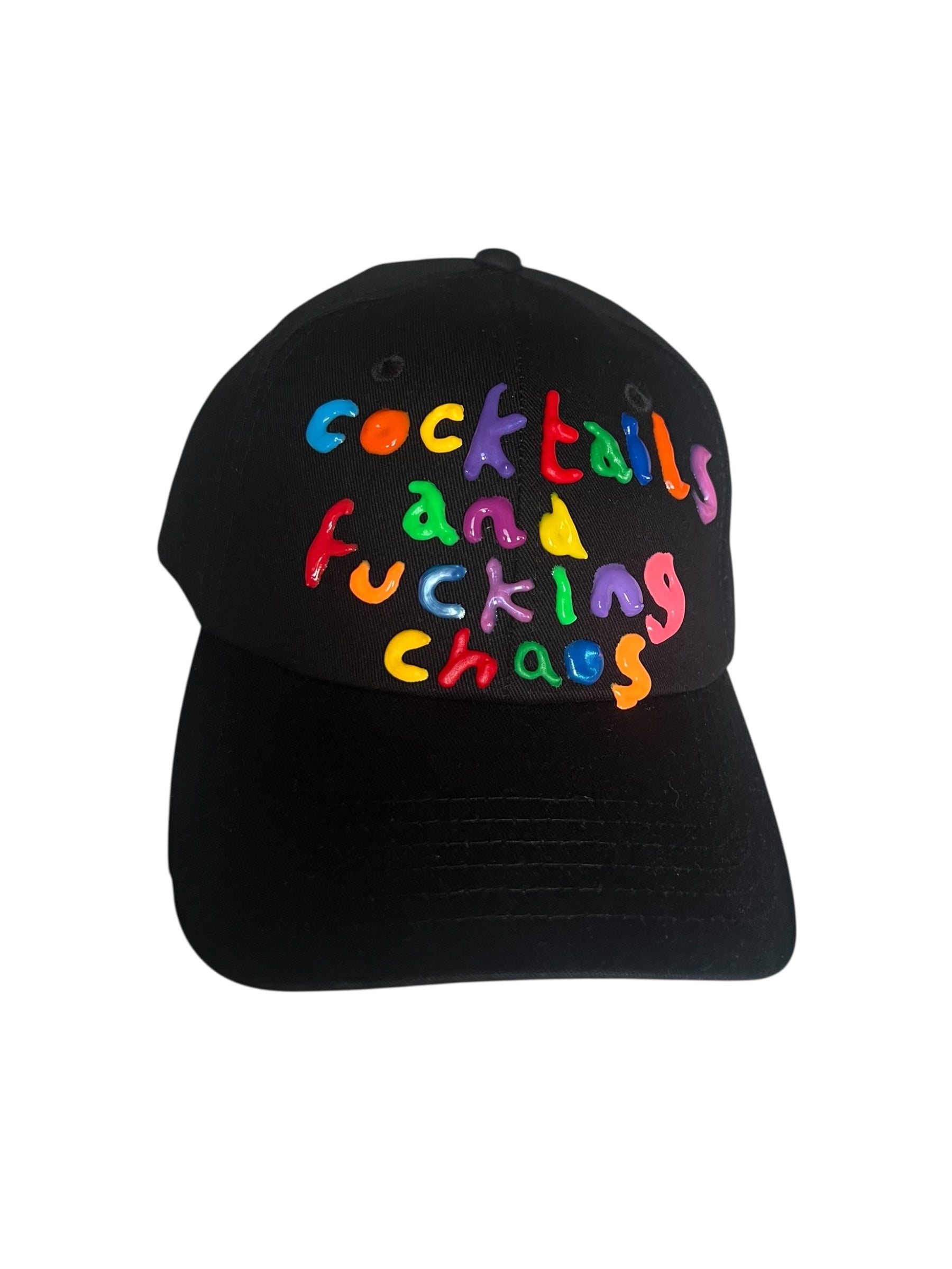 Cocktails and F*****g Chaos Cap (black/colured)